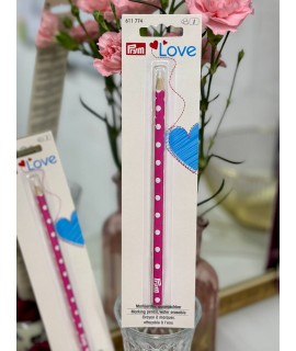 Олівець маркувальний Love  білий стрижень Prym 611774