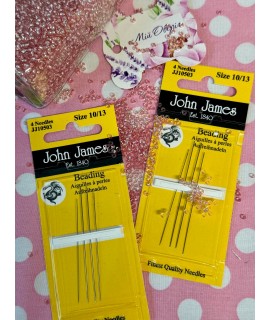 Голки John James для бісеру (JJ10503), розміри №10/13