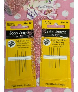 Голки John James Ball Point Bead Embroidery (JJ10710B), розмір №10