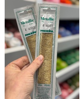 Металізована нитка  Madeira Metallic N4 4003, rose gold