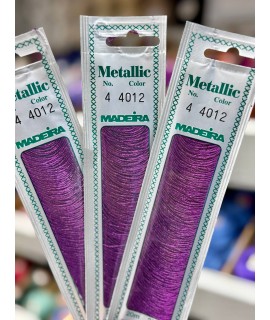Металізована нитка  Madeira Metallic N4 4012 , amethyst