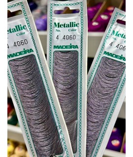 Металізована нитка  Madeira Metallic N4 4060 , black pearl