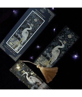 Heron Bookmark — Cross Stitch & Beadwork Kit (Plastic Canvas)