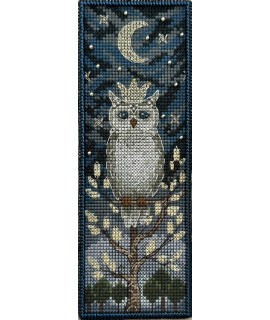 Owl Bookmark — Cross Stitch & Beadwork Kit (Plastic Canvas)