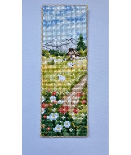 Carpathian Cozy Bookmark — Cross Stitch Kit (Plastic Canvas)