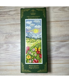 Magic of Nature Bookmark — Cross Stitch Kit (Plastic Canvas)