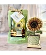 Sunflower — Decorative Cross Stitch Ornament