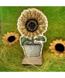 Sunflower — Decorative Cross Stitch Ornament