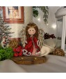 Embroidery Kit “White and Red Christmas Angels” (art. 1019)