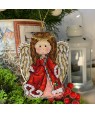 Embroidery Kit “White and Red Christmas Angels” (art. 1019)