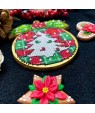 Christmas Tree Embroidery Kit — Felt, Beads & Wooden Base