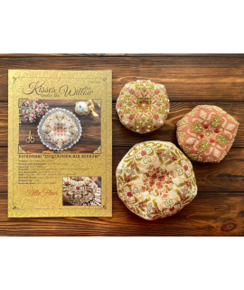 Embroidery kit “Kisses under the willow tree Biscornu”