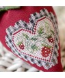 Strawberry & Gingham — embroidery kit