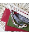 Strawberry & Gingham — embroidery kit