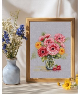 Gerberas in a Vase