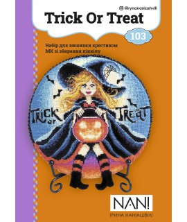 Cross-Stitch Kit – Pinkeep “Trick or Treat” No.103