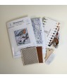 Cross-Stitch Kit “Robin” — Postage Stamps Series