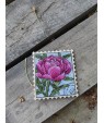 Cross-Stitch Kit “Peony” — Postage Stamps Series