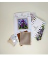 Cross-Stitch Kit “Irises” — Postage Stamps Series