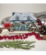 Cross-Stitch Kit “Winter House” — Festive Scene