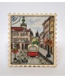 Cross-Stitch Kit “Lviv” — Postage Stamps Series