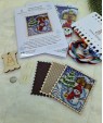 Embroidery kit “Winter Evening” — Postage Stamps series