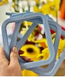 Embroidery Hoop Nurge — Square, Plastic with Screw, 95×110 mm