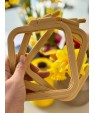 Embroidery Hoop Nurge — Square, Plastic with Screw, 95×110 mm