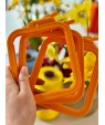 Embroidery Hoop Nurge — Square, Plastic with Screw, 95×110 mm