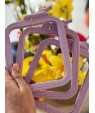 Embroidery Hoop Nurge — Square, Plastic with Screw, 95×110 mm