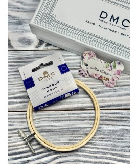 П’яльця осикові DMC з гвинтом, діаметр 75 мм