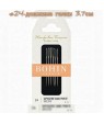 Bohin Embroidery Needles No. 24 with Double Eye