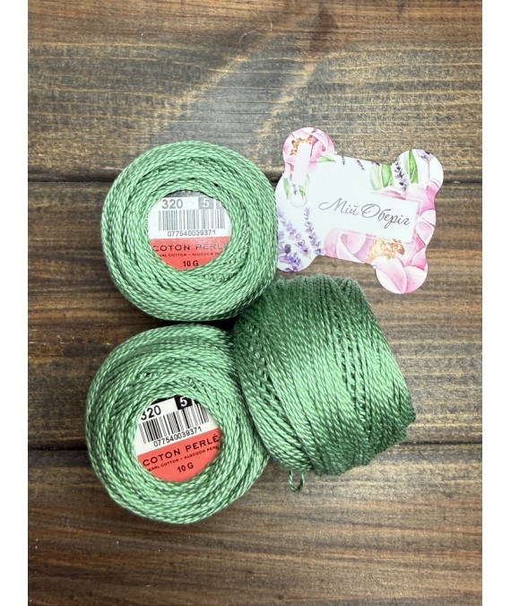 DMC Perle 320 №5 — кручена бавовняна нитка